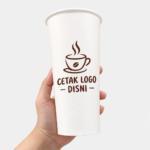 sablon paper cup 22 oz