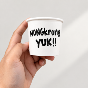 sablon paper cup 4oz mini