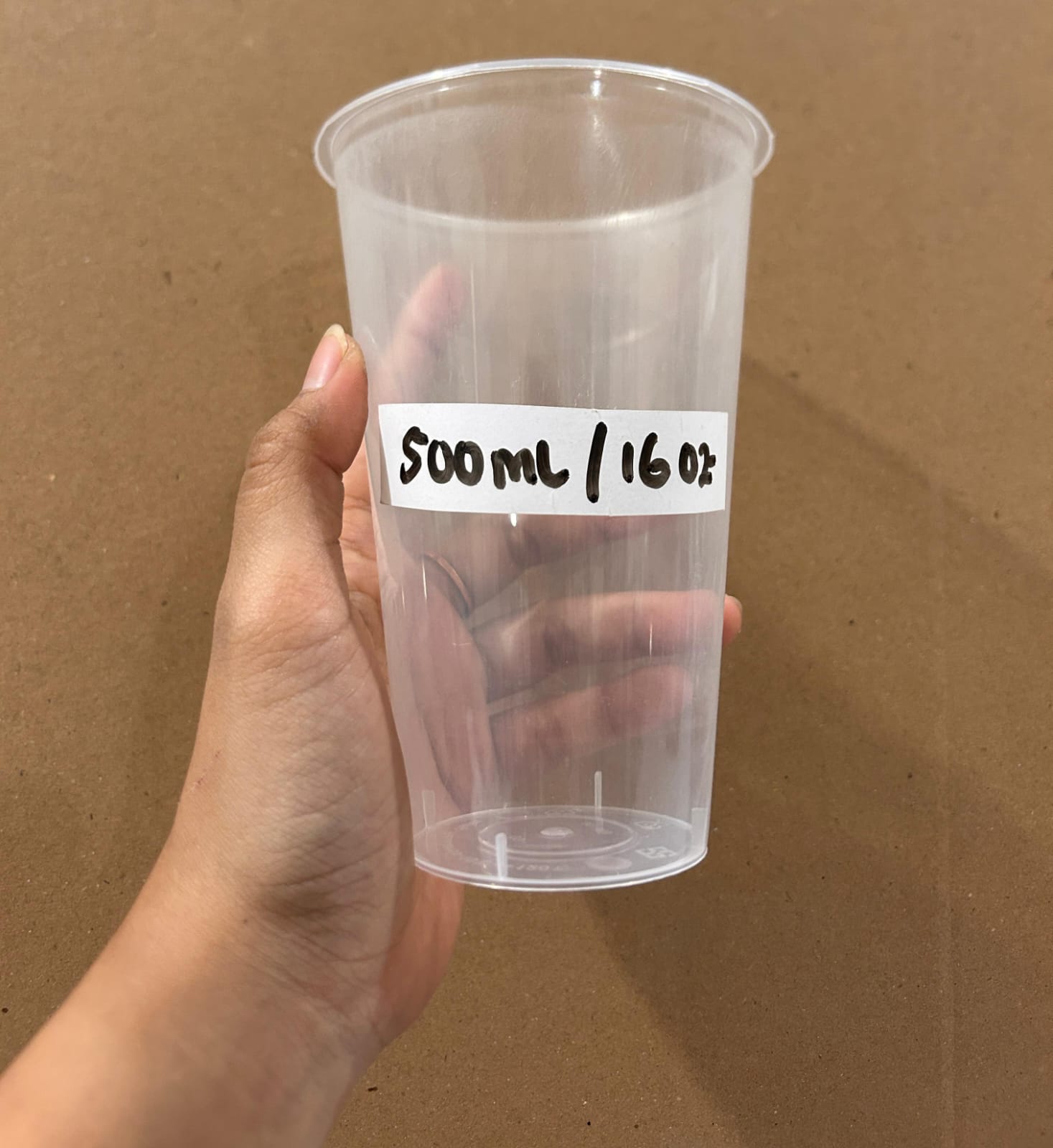 Sablon Logo Cup Injection 16oz 500ml Tutup LID - Gambar 2