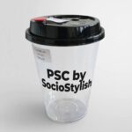 Cup Injection 14 oz tutup hitam
