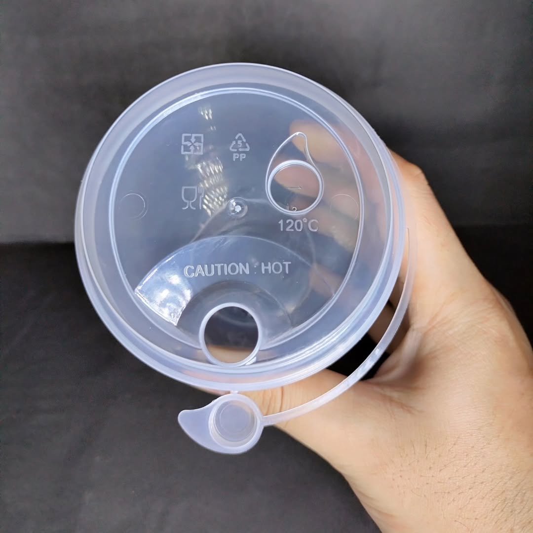 Sablon Logo Cup Injection 16oz 500ml Tutup LID - Gambar 3